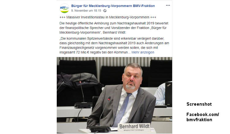 Schwerin: Landtagsabgeordnete von „Bürger für MV“ wechseln zu Freien Wählern
