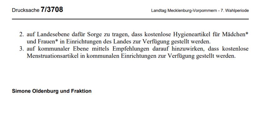 Kurioser Antrag: Linke fordern kostenlose Menstruationsartikel