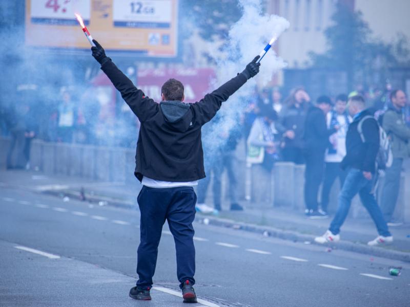 Ausschreitungen nach Aufstieg von Hansa Rostock