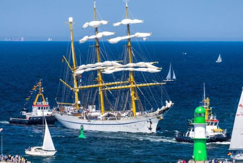 Hanse Sail Rostock: Vierstündige «Gorch Fock»-Ausfahrt
